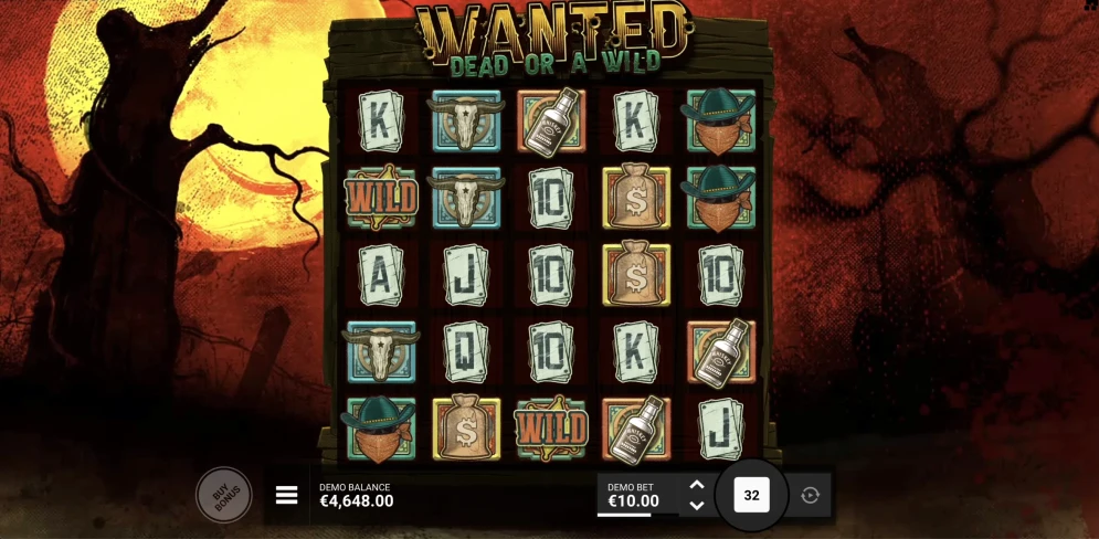 Wanted Dead Or A Wild Slot