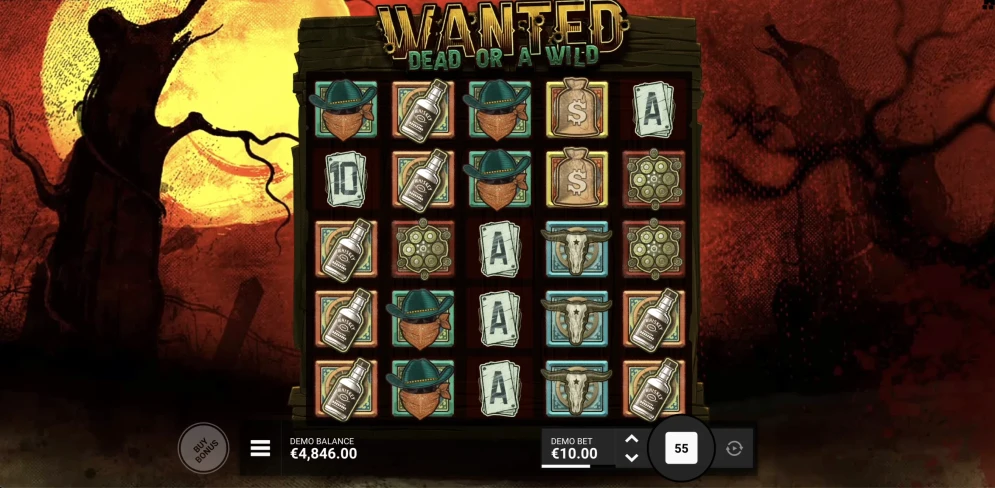 Wanted Dead Or A Wild Slot